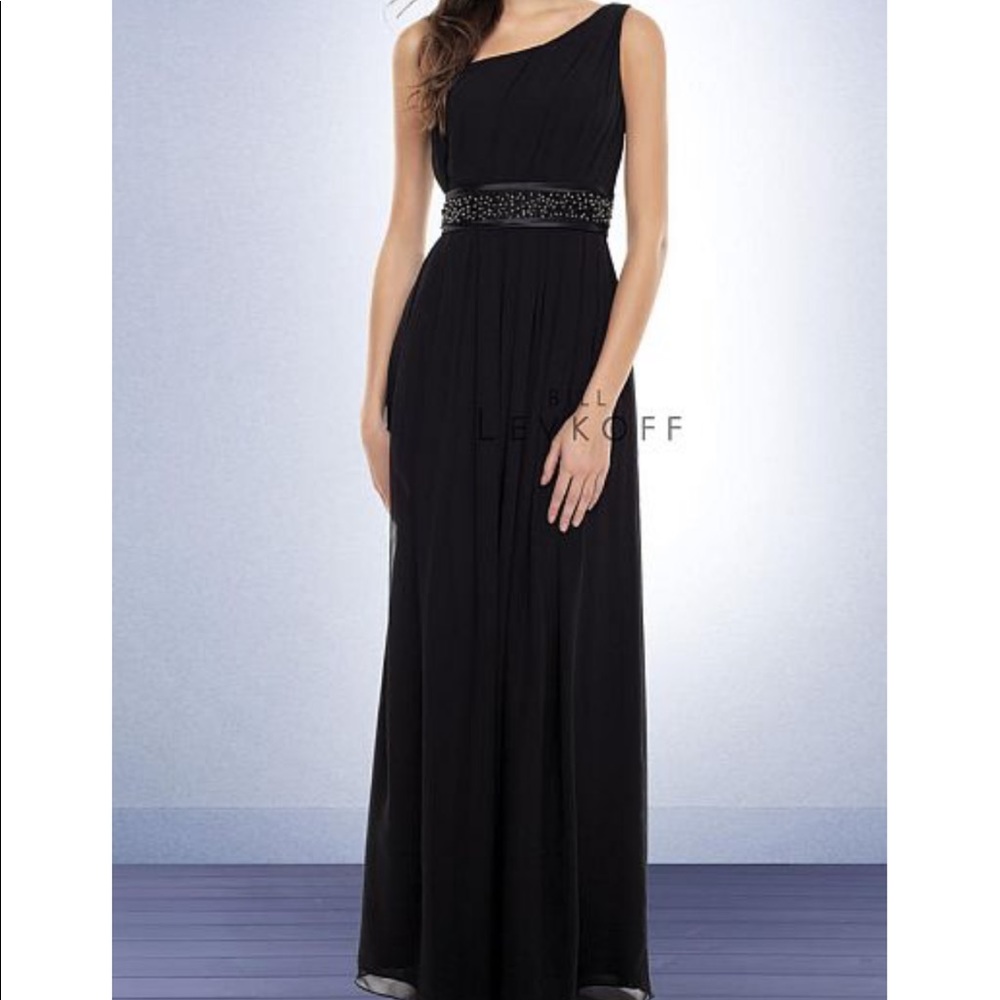 SAMPLE- BILL LEVKOFF MAXI BRIDESMAID DRESS 163